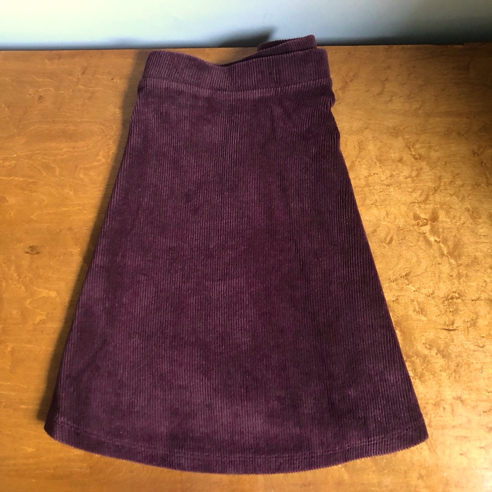 NWOT Maroon Corduroy Forever 21 Mini Skirt